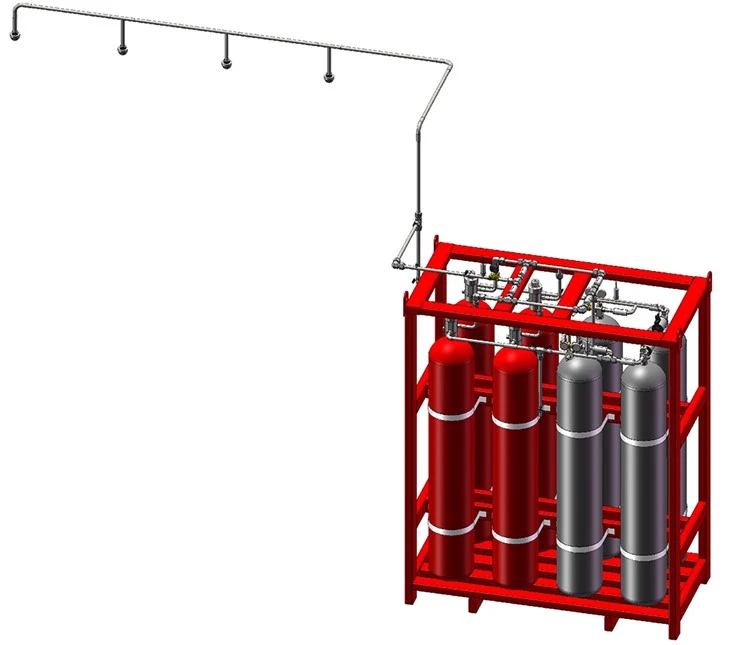 Gas Cylinder Pressurized Water Mist Fire System suppliers